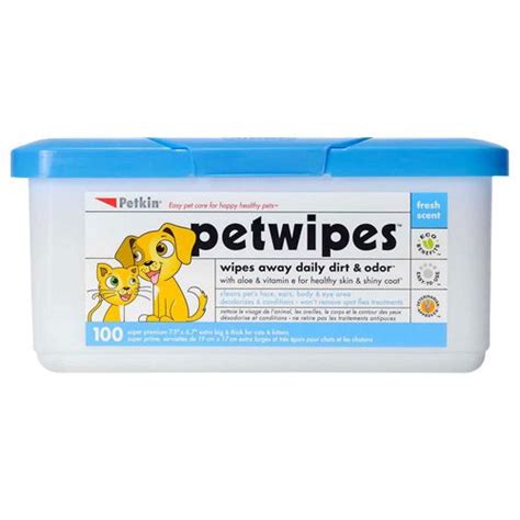 Petkin pet wipes are thick enough to use as grooming wipes as well and have a very light natural scent. Buy Petkin Pet Wipes Online at Best Price - bigbasket