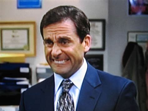 Michael Scott Angry Face