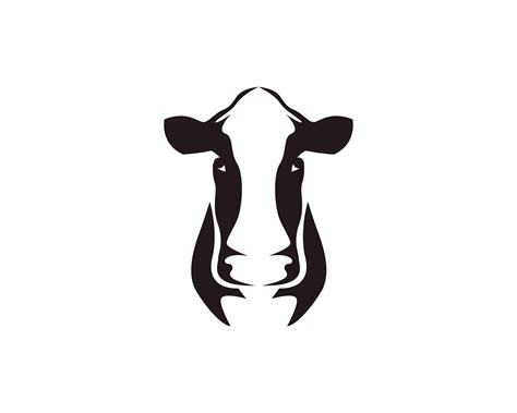 Cow head symbols and logo vector template 619460 Vector Art at Vecteezy