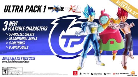 First released feb 24, 2015. Dragon Ball Xenoverse 2: Ultra Pack 1 DLC launch trailer ...