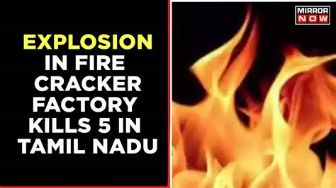 Massive Explosion In Fire Cracker Factory In Tamil Nadus Madurai Kills