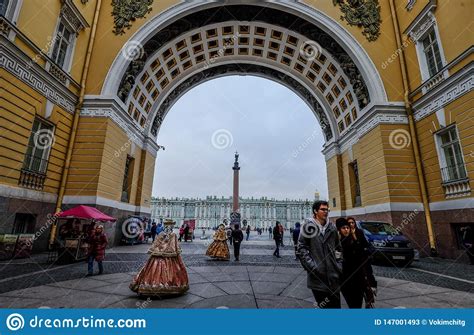 Historic Buildings In Saint Petersburg Russia Editorial