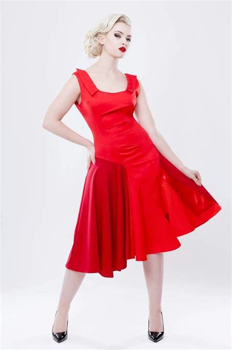 Vintage Red Dresses Red Dress Vintage Fashion