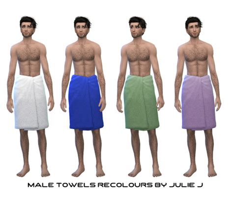 Male Towels Recolours At Julietoon Julie J Sims 4 Updates