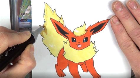 Comment Dessiner Et Colorier Pokemon Pyroli Speed Drawing ️ Youtube