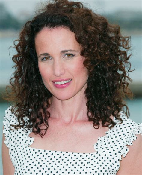 pictures 10 celebrities with naturally curly hair andie macdowell natural curls