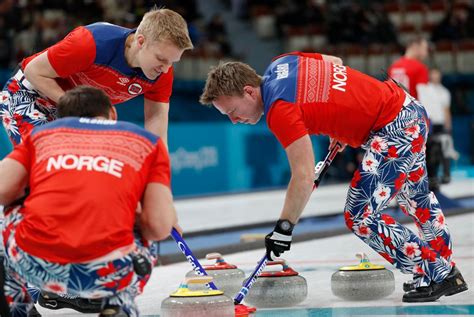 The Norwegian Curling Team Should Win Gold For Their Pants Huffpost Sports