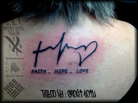 Faith Hope Love Tattoo By Enoki Soju By Enokisoju On Deviantart