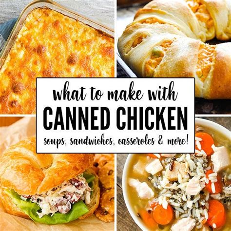 Recipes For Canned Chicken Breast Rpovertymeals