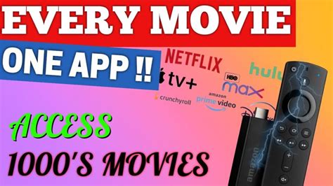 The app boasts a modest 700 movies with new films added frequently. ACCESS EVERY STREAMING APP MOVIE & TV SHOW IN 1 FREE APP ...