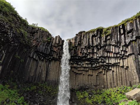 Basalt Columns At Svartifoss Waterfall Iceland Oc 4032x3024 R