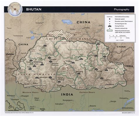 Maps Of Bhutan Detailed Map Of Bhutan In English Tourist Map Of 21924 Hot Sex Picture