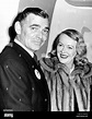 Avec Clark Gable épouse Sylvia Ashley Photo Stock - Alamy