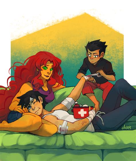 dar darmp teen titans love original teen titans nightwing and starfire