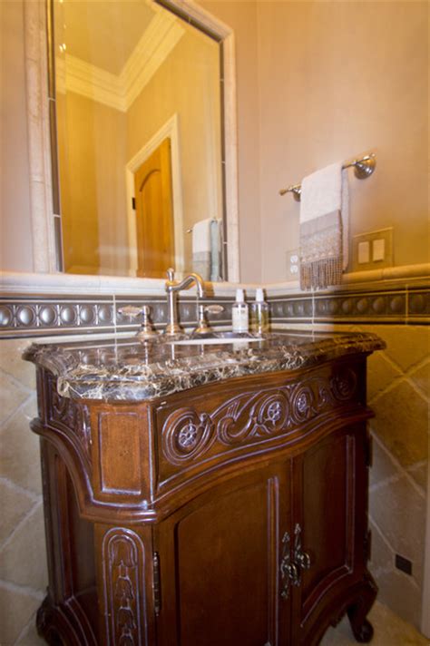 Elegant Powder Room Traditional Powder Room Denver