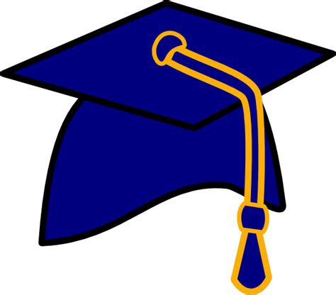 Blue Graduation Cap Clipart Best
