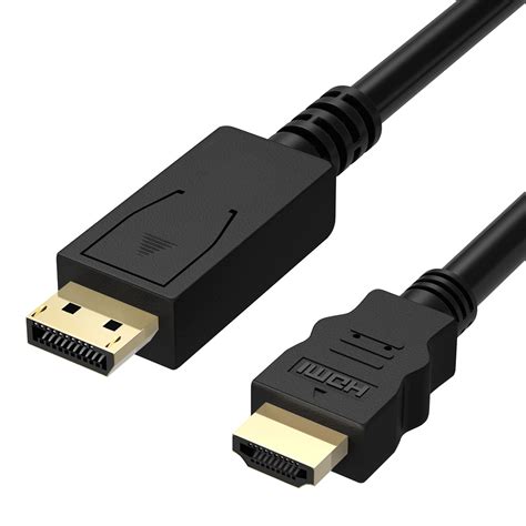 Fosmon Displayport Male To Hdmi Cable Male With Ic 6ft Gold Plated