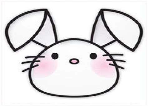 See bunny drawing stock video clips. Bunny Face Template | Kawaiicutesy.com - Kawaii Kreatures ...