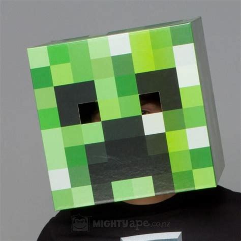 Minecraft Creeper Head Minecraft Costumes Creeper Costume Minecraft