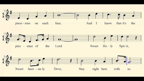 Theres A Sweet Sweet Spirit Church Song Gospel Hymn Midi Church