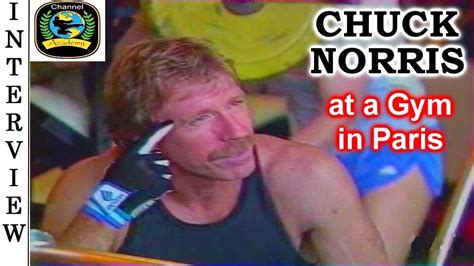 Interview Of Chuck Norris At A Gym In Paris With Howard Jackson 1988