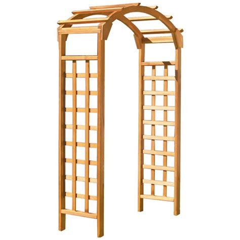 Greenstone Natural Arch 84 X 48 In Outside Wooden Garden Arbor Mfs35pg