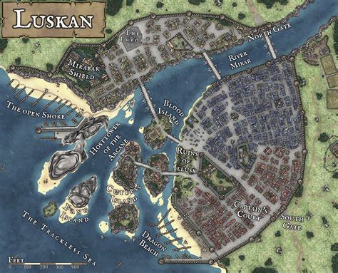 The Map Of Luskan Rinkarnate