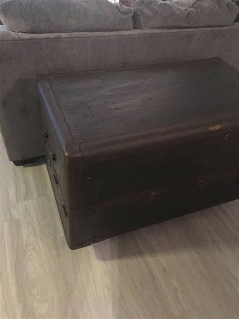 These steamer high temperatures are precisely responsible for the effectiveness of these items, as they manage to eradicate bacteria, mites and all kinds of dirt stacked on house, shower, sofa, furniture. Steamer Trunk Sofa Table | Vintage steamer trunk, Sofa ...