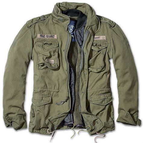 Brandit M65 Giant Mens Military Parka Us Army Jacket Winter Zip Out