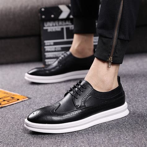 New Arrival Mens Casual Business Office Formal Dress Carved Brogue