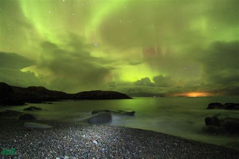 Auroras Boreales Desde Lofoten Noruega Northern Lights Aurora