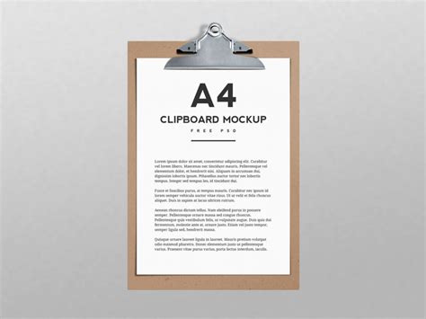 clipboard mockup  mockup