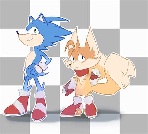 Sonic And Tails Redesign Doodle Sonicthehedgehog