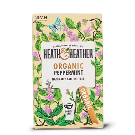 Heath And Heather Organic Peppermint Tea 20g 20bags Shopee Philippines