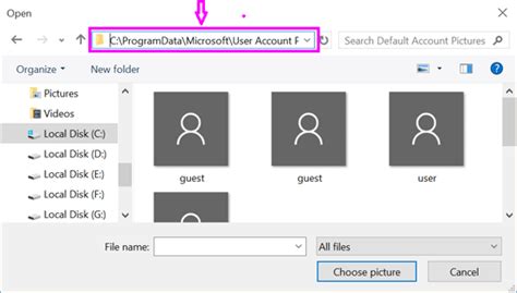 How To Setchangeremove User Account Picture On Windows 10