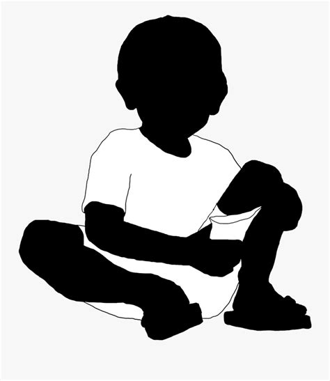 Beautiful Silhouettes Of Children Little Black Boy Silhouette Free