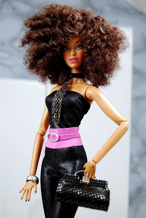 Beautiful Hair Beautiful Barbie Dolls Pretty Black Dolls Natural