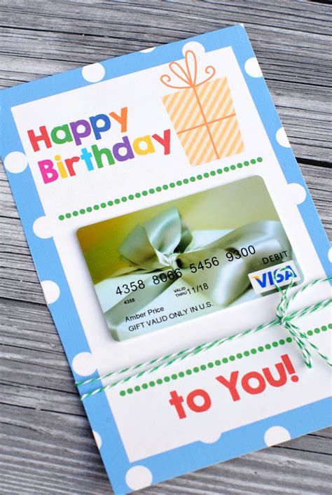 Maybe you would like to learn more about one of these? Printable Birthday Gift Card Holders - Crazy Little Projects