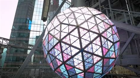 Prueban La Esfera De Times Square Para Festejo De Año Nuevo