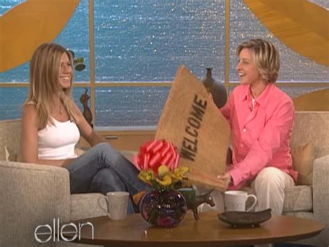 The Ellen Degeneres Show Revisiting Hosts First Ever On Set Interview With Jennifer Aniston
