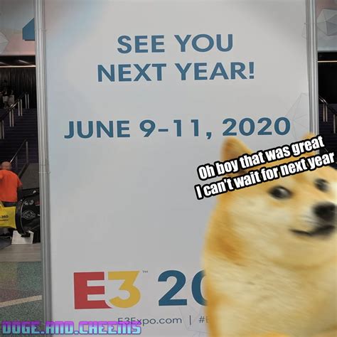 Le E3 2020 Will Not Arrive Rdogelore Ironic Doge Memes Know
