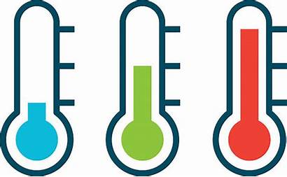 Thermometer Clipart Temperature Cold Different Heat Clip