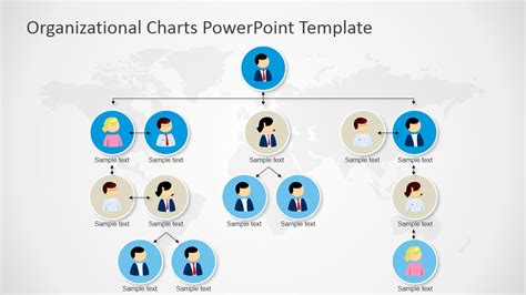 Organizational Charts Powerpoint Template With Microsoft Powerpoint Org