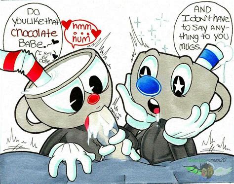 cuphead x mugman wellcome to hell comics anime comics anime