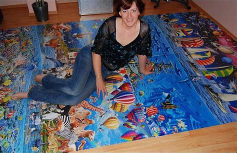 This is the world's largest crossword puzzle certified by guinness book of world records. THE WORLD'S LARGEST JIGSAW PUZZLE