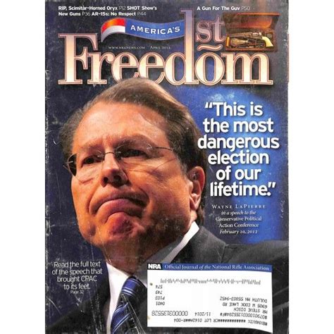 Cover Print Of Americas 1st Freedom April 2012 With Images Cover