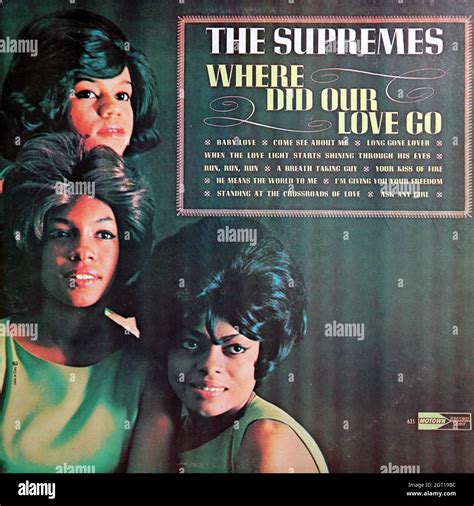 The Supremes Where Did Our Love Go 1964 Vintage Vinyl 33 Rpm Record