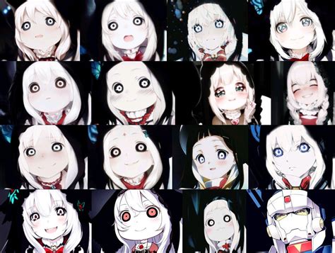 Ai Collage Ai Anime Girls As Creepypasta Images Know Your Meme