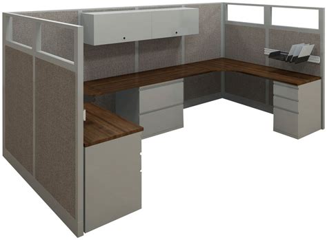 8x6 U Shaped Cubicle Workstations With Glass Dividers Ubicaciondepersonascdmxgobmx