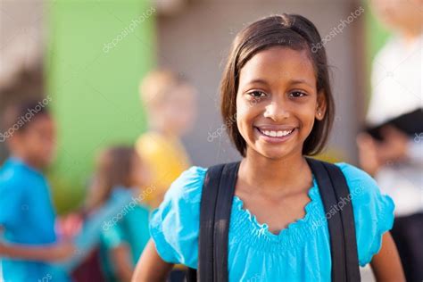 Indian Elementary Schoolgirl Stock Photo By ©michaeljung 28921713